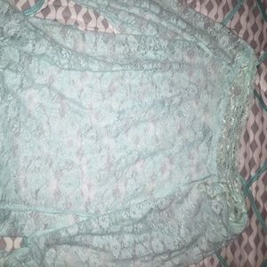 Sheer lace top