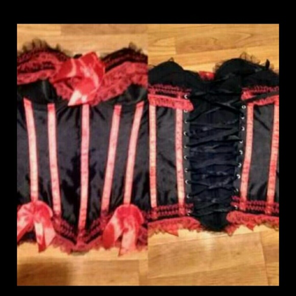 Satin & Lace Burlesque Corset
