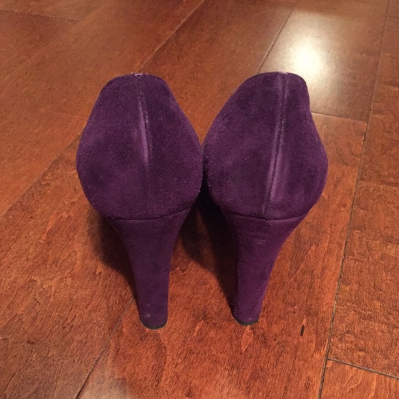 Ralph Lauren Collection Purple Suede shoes size 6! - Picture 2 of 3