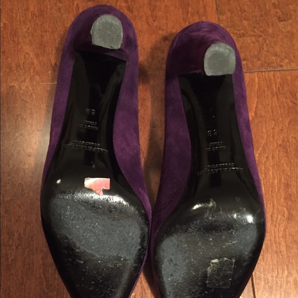 Ralph Lauren Collection Purple Suede shoes size 6! - Picture 3 of 3