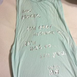 Muscle tank sz small