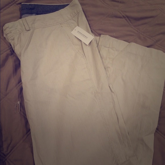 NWT Banana Republic pinstripe weekend chino