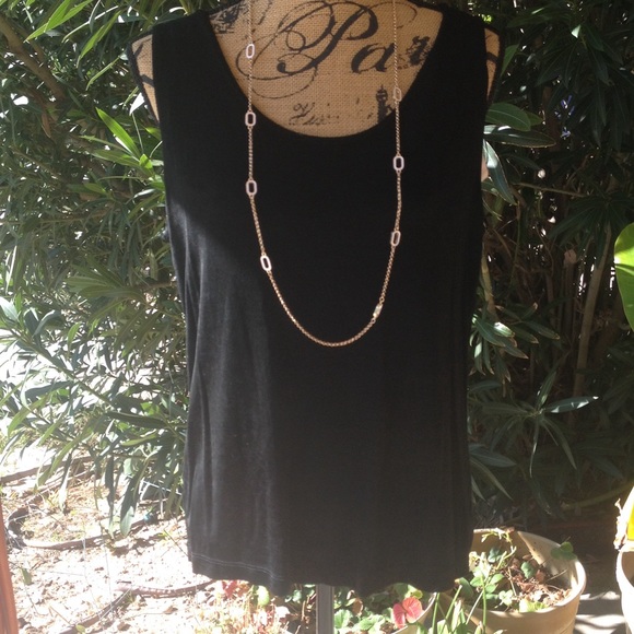 LAST CHANCE open oval long station necklace - Picture 3 of 4