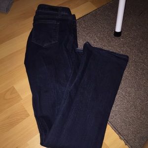 Dark blue jeans