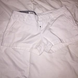 White volcom shorts