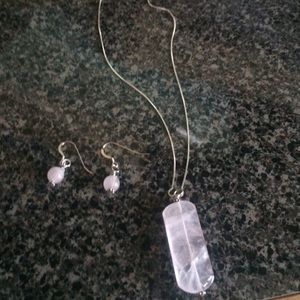 necklace and earrings set