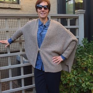 Free People Sweater Cape