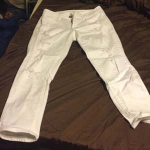 White jeans