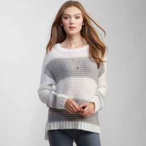 Slouchy striped sweater