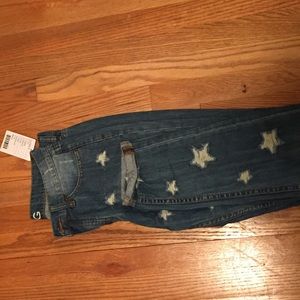 BDG Urban Outfitters distressed star jeans