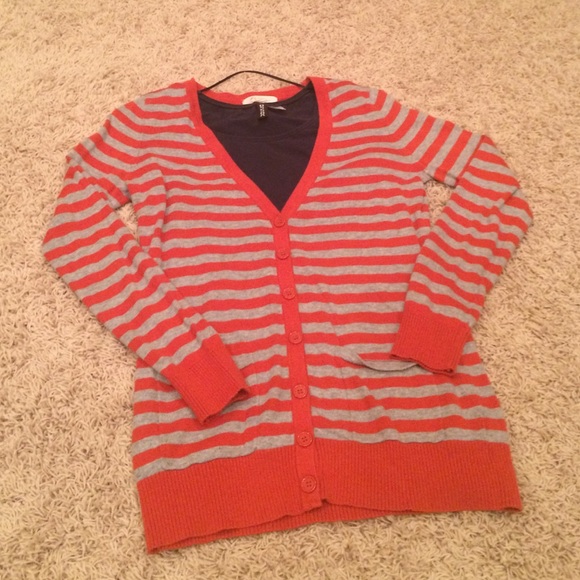 Forever 21 striped cardi
