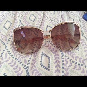 Gold aldo sunglasses