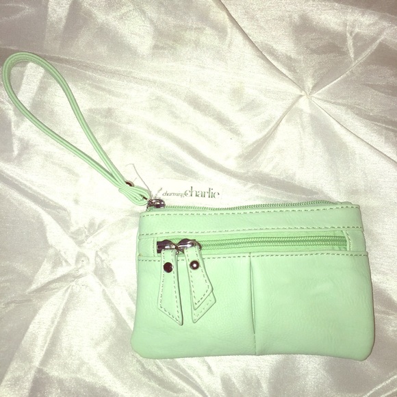Charming Charlie Double zipper wristlet