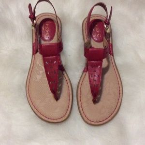 BRAND NEW! BORN. Red sandals Final price!