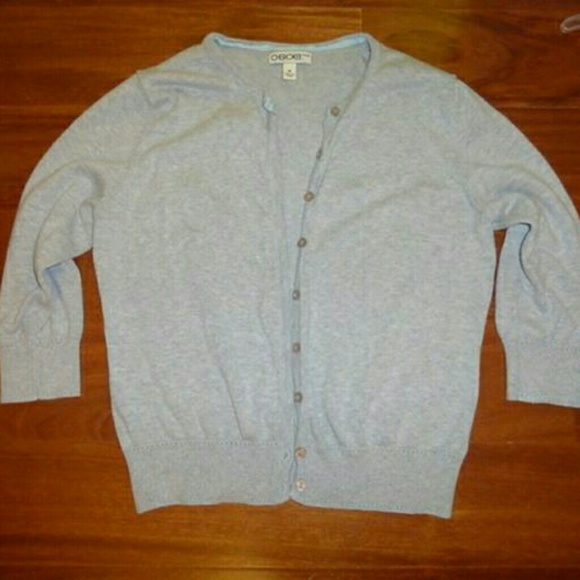 Grey cardigan