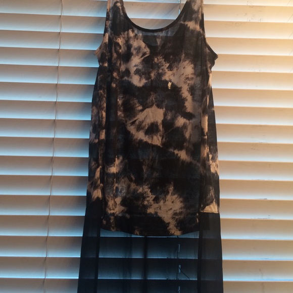 Express Hi Lo Sheer Tank Small - Picture 2 of 2