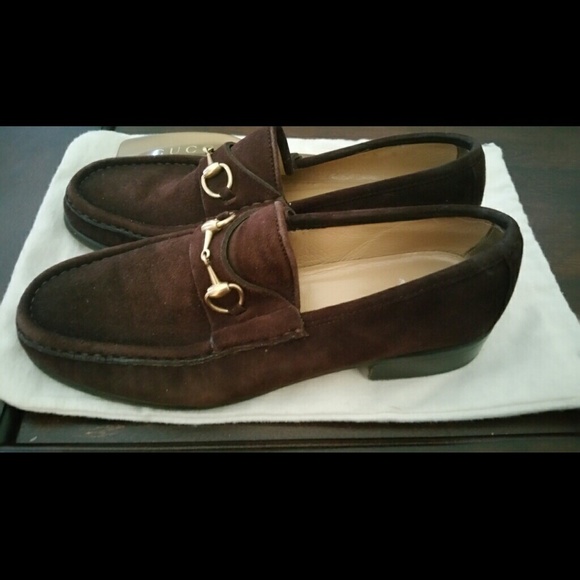 🚫SOLD🚫Authentic GUCCI Brown  horsebit loafers - Picture 3 of 4