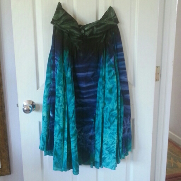 Tie Dye Long Skirt