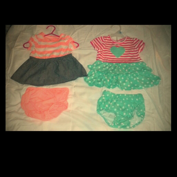 Two Baby Girl Play Dresses