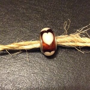 Murano glass hearts Pandora charm