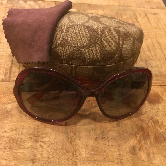Coach Poppy Fuschia Sunglasses