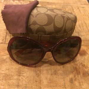 Coach Poppy Fuschia Sunglasses