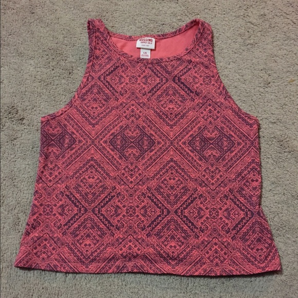 Cute pink crop top
