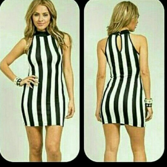 Black n white dress