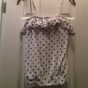 Polka dot tank top