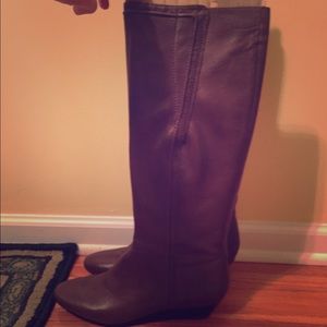 Dark grey, Anne Klein boots NWOT