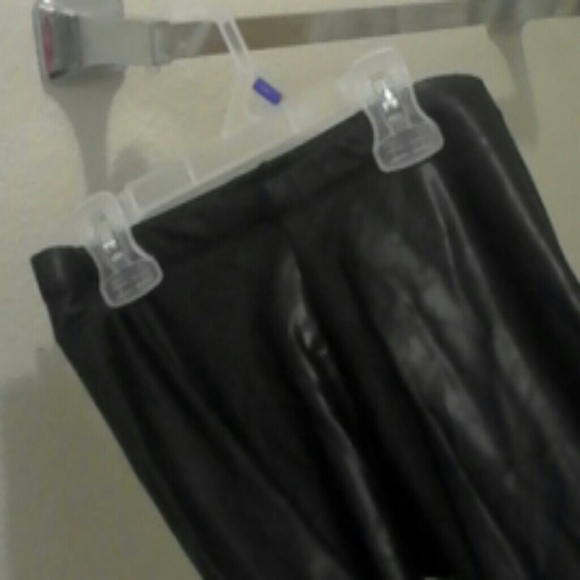 Forever 21 Black Leather Pants / S - Picture 3 of 3