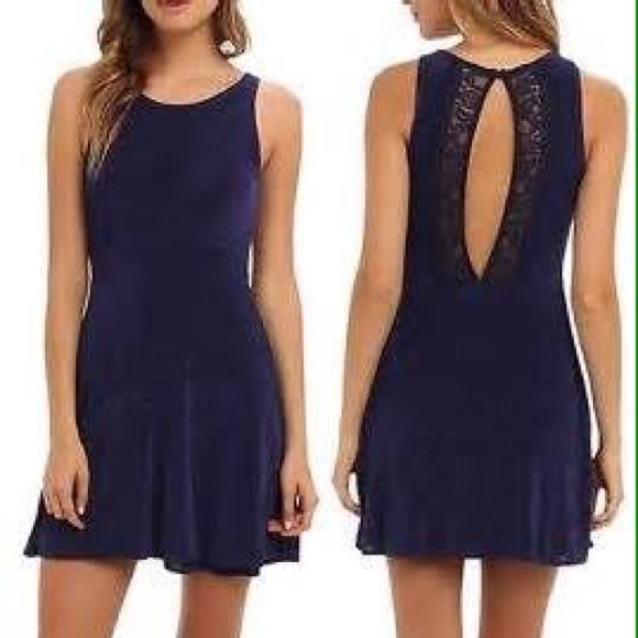 NWT Free People Lady Jane Dress, Navy😘