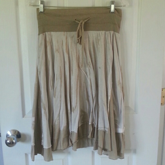 Soft Knee Length Skirt