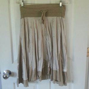 Soft Knee Length Skirt