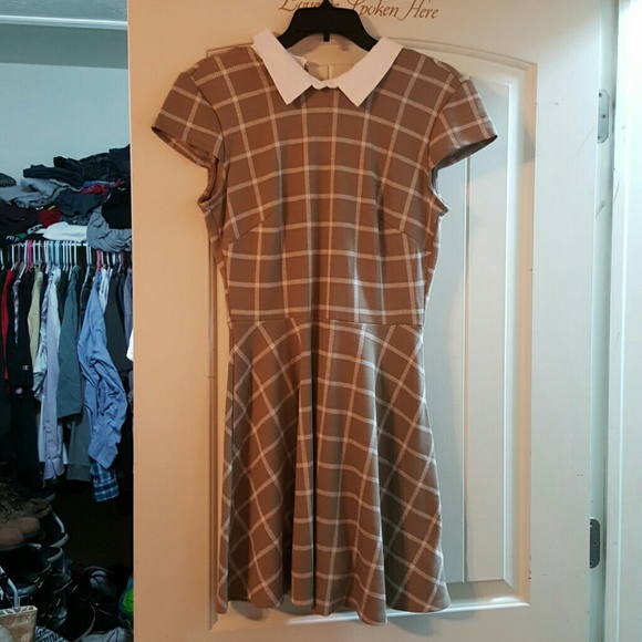 Brand new fun plaid dress