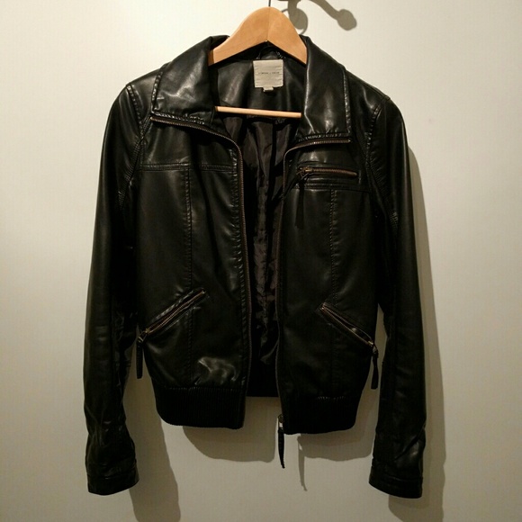 Non leather shell jacket