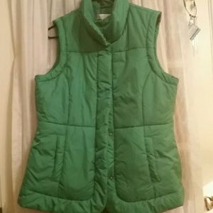 Green Winter Vest