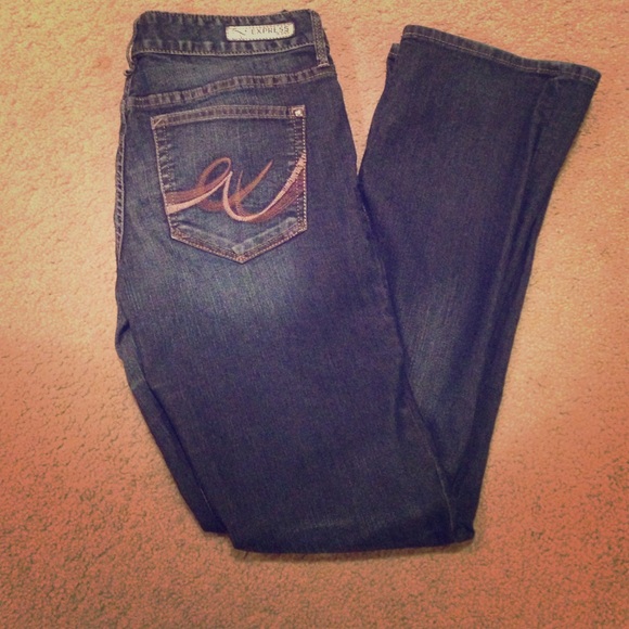 Express dark bootcut Jean