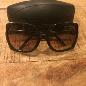 AX Armani Exchange Black Square Sunglasses