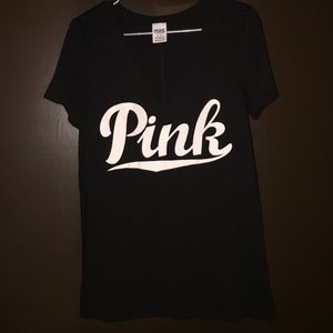 pink v neck
