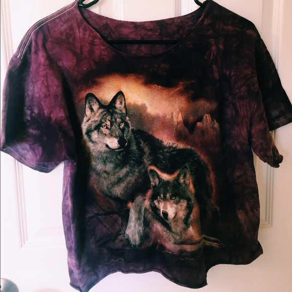 Handmade Wolf Crop Top