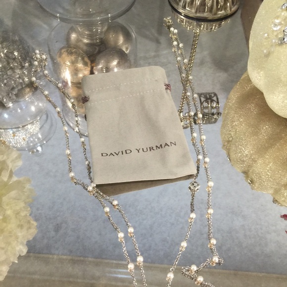 DAVID YURMAN | chain necklace with pearls