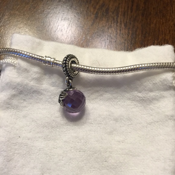 pandora silver purple cz butterfly charm pandora silver purple cz butterfly charm