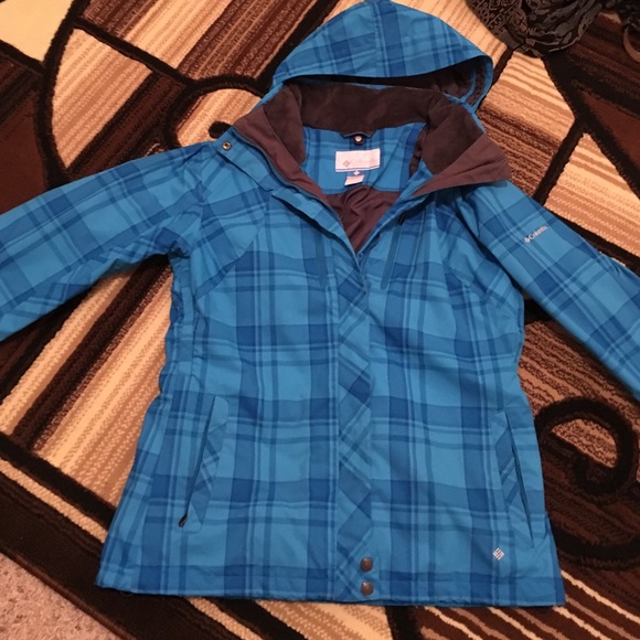 Bright blue Columbia Whirlibird Jacket