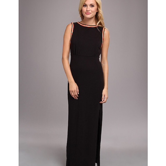 NWT Free People Sabrina Maxi Dress, Black