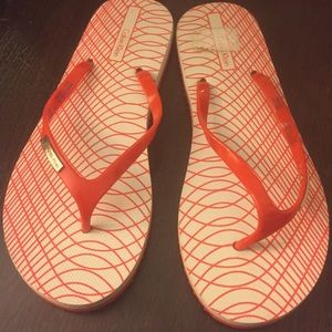 Calvin Klein Orange Sandals
