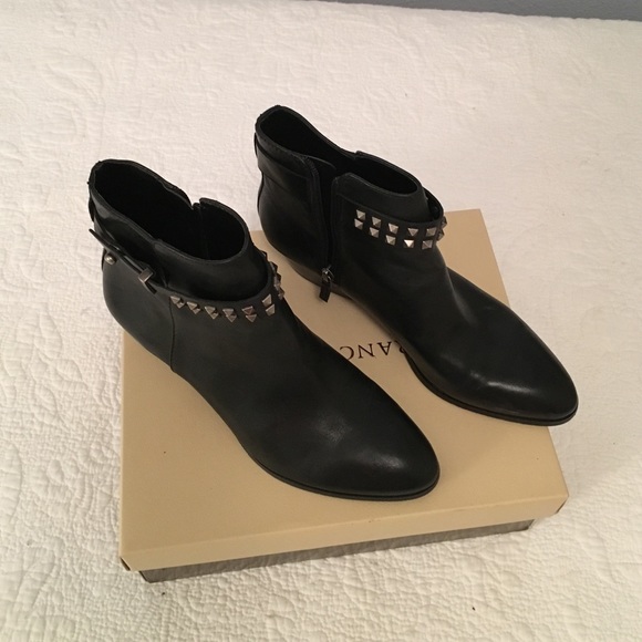 Franco Sarto Black Ankle Boots
