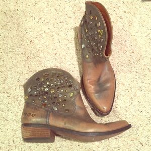 Lucky Brand Ankle Cowboy boot
