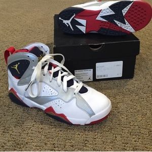 Air Jordan 7 Retro Olympic 2012 release