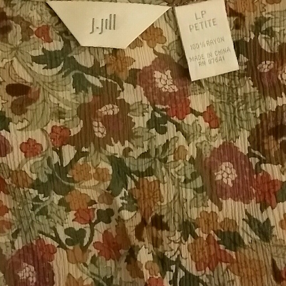 J. Jill floral blouse - Picture 3 of 3